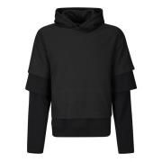 Heliot Emil Envelop Hoodie Sweatshirt Black, Herr