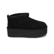 UGG Klassiska Svarta Plattformstövlar Black, Dam