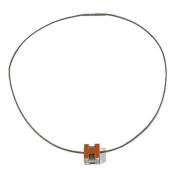 Hermès Vintage Pre-owned Metall halsband Orange, Dam