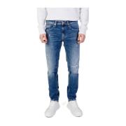 Tommy Jeans Regenerative Cotton Tapered Blue Jeans Blue, Herr