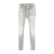 Dsquared2 Klassiska Denim Jeans för vardagsbruk Gray, Herr