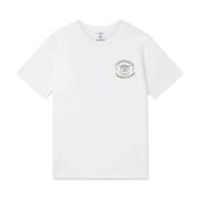 Casablanca Sportig Ekologisk Bomull Grafisk T-shirt White, Herr