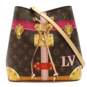 Louis Vuitton Vintage Pre-owned Canvas axelremsvskor Brown, Dam