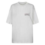 Anine Bing Vita T-shirts och Polos Cason White, Dam