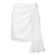 Costume National Modern Nationell Kjol Polyester White, Dam