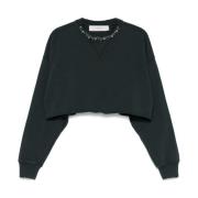 Golden Goose Tvättad Svart Sweatshirt Black, Dam