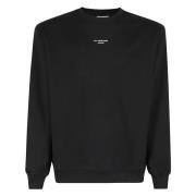 Drole de Monsieur Klassisk Slogan Sweatshirt Black, Herr