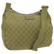 Gucci Vintage Pre-owned Canvas gucci-vskor Beige, Dam