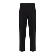 Emporio Armani Svarta Chinos Seersucker Black, Herr