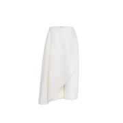 Alaïa Asymmetrisk Kjol Byxor White, Dam