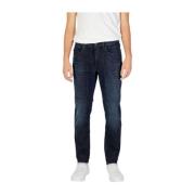 Jeckerson Svart Bomull Stretch Jeans Black, Herr