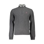 Napapijri Gra Casual Half-Zip Sweater Gray, Herr