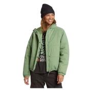 Billabong HÖG Ruta Puffer Jacka Green, Dam