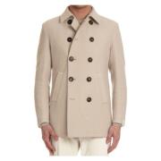 Eleventy Coats Beige, Herr