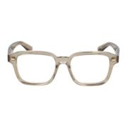 Oliver Peoples Klassiska fyrkantiga bågar glasögon Beige, Unisex