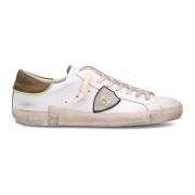 Philippe Model Vintage street style sneaker med spegeldetaljer White, ...