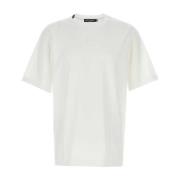 Dolce & Gabbana Klassisk Vit Bomull T-shirt White, Herr