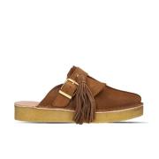 Clarks Trek Mule Slip-On Skor Brown, Dam