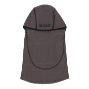 Karl Kani Retro Man Rib Balaclava Svart Black, Herr