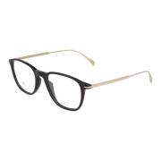 Eyewear by David Beckham Retro Fyrkantig Ram Glasögon Black, Unisex