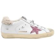 Golden Goose Klassiska Mocka Tåläder Sneakers White, Dam