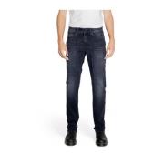 Jeckerson Blå Stretch Bomullsblandning Jeans Blue, Herr