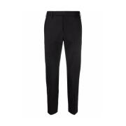 Pt01 Cropped Trousers Black, Herr