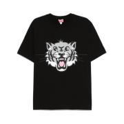 Kenzo Svart Crew Neck Unisex T-shirt Black, Herr