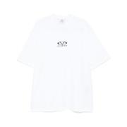 Vetements Vit Logo Print Crew Neck T-shirt White, Herr