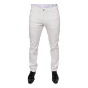 Dolce & Gabbana Vit Skinny Slim Denim Jeans White, Herr