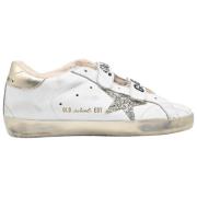 Golden Goose Glitter Star Läder Sneakers White, Dam