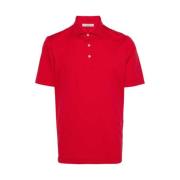 La Fileria Polo Shirts Red, Herr