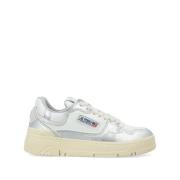 Autry Silver Sneakers med Chunky Gummisula Gray, Dam