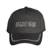 Guess Svart Bomullshatt Black, Dam