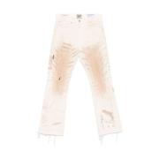 Gallery Dept. Beige Denim Bootcut Jeans Beige, Herr