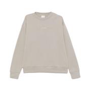 Calvin Klein Sandbrun Broderad Logga Sweatshirt Brown, Herr