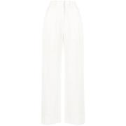 Casablanca Off-White Högmidjade Byxor White, Dam