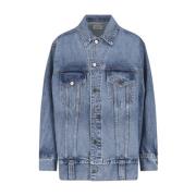 Khaite Denim Jackets Blue, Dam