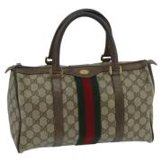 Gucci Vintage Pre-owned Tyg handvskor Beige, Dam