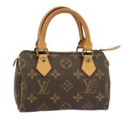 Louis Vuitton Vintage Pre-owned Canvas handvskor Brown, Dam