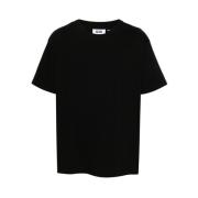 Gcds Svart Grafiskt Tryck Crew Neck T-shirt Black, Herr