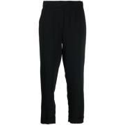 P.a.r.o.s.h. Cropped Trousers Black, Dam