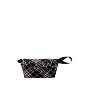 Burberry Vintage Check Bum Bag med Equestrian Knight motiv Black, Herr