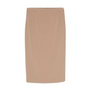 Alberto Biani Pencil Skirts Beige, Dam