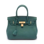 Hermès Vintage Pre-owned Laeder handvskor Green, Dam