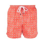 Barba Badshorts med Grafiskt Tryck Red, Herr