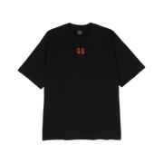 44 Label Group Svart Logo Print Crew Neck T-shirt Black, Herr