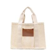 Isabel Marant Beige Bomullsblandning Toteväska Beige, Dam