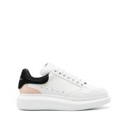 Alexander McQueen Vit/Svart/Rosa Panel Sneakers White, Dam