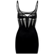 Mugler Korsettklänning Black, Dam